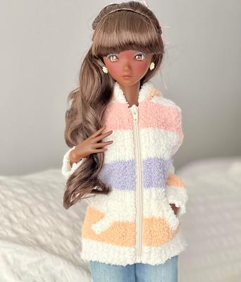 Custom Doll Wig for Smart Dolls Heat Safe Tangle Resistant 8.5