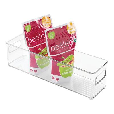 iDesign Clear Storage Bin 6 in. H X 5 in. W X 10 in. D Stackable - Yahoo  Shopping