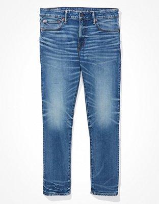 AE EasyFlex Slim Straight Jean Men's Steel Blue 38 X 32 - Yahoo