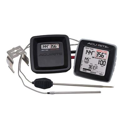 AcuRite Digital Meat Thermometer with Wireless Display and Time Left to  Cook - Yahoo Shopping