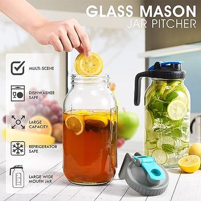 Amazing Abby - Quadly - Acrylic Pitcher (64 oz), Clear Plastic Water Pitcher  with Lid, Fridge Jug, BPA-Free, Shatter-Proof, Great for Iced Tea, Sangria,  Lemonade, Juice, Milk, and More - Yahoo Shopping