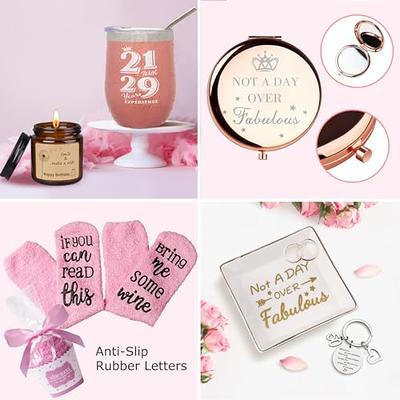 50th Birthday Gifts for Women, 50 and Fabulous Gifts for Women Turning  50,Funny 50 Years Old Birthday Gift Ideas for Mom Sister Best Friends Wife