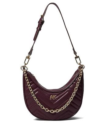 Anne Klein Convertible Shoulder Bag w/Braided Handle Saddle One Size