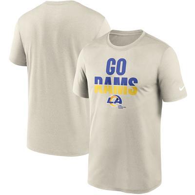 Men's Nike Cream Los Angeles Rams Legend Local Phrase Performance T-Shirt -  Yahoo Shopping