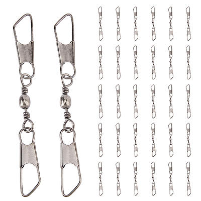 Buy 110PCS Stainless Steel Barrel Snap Swivel Fishing Accessories, Premium  Fishing Gear Equipment with Ball Bearing Swivels Snaps Connector for Quick  Connect Fishing Lures Online at desertcartINDIA