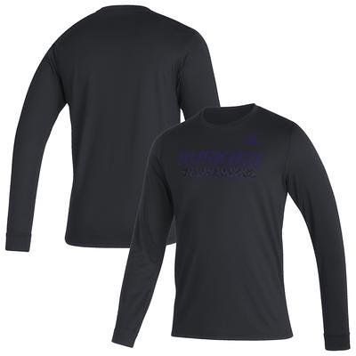 Minnesota Vikings Nike Sideline Lockup Performance Long Sleeve T-Shirt -  Black