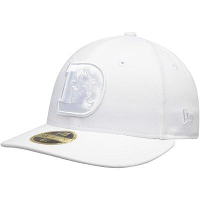 Men's New Era White Denver Broncos Omaha 59FIFTY Fitted Hat