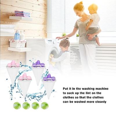  4 Pieces Reusable Washing Machine Lint Catcher Household Washing  Machine Lint Mesh Bag Hair Filter Net Pouch Washer Hair Catcher (Green) :  Health & Household