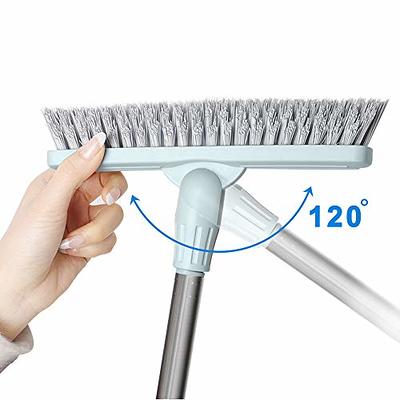 Long Handle Crevice Brush Stiff Bristles Grout Brush Extendable