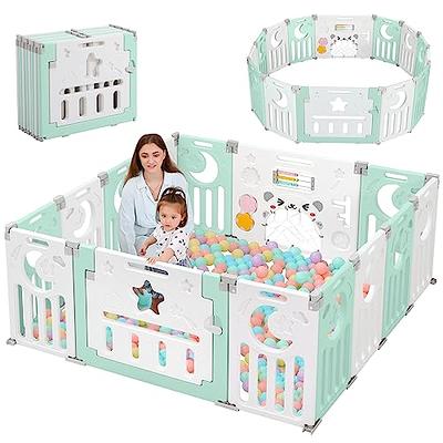 UANLAUO Baby Playpen, Safety Play Pens for Babies and Toddlers