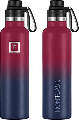 IRON °FLASK Sports Water Bottle - 24 Oz - 3 Lids (Narrow Spout Lid) Leak  Proof Vacuum Insulated Stainless Steel - Hot & Cold Double Walled Insulated  Thermos, Durable Metal Canteen - Yahoo Shopping