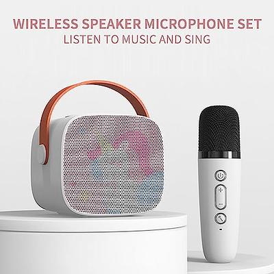 Unicorn Karaoke Singing Machine Speaker Pink With 2 Microphones