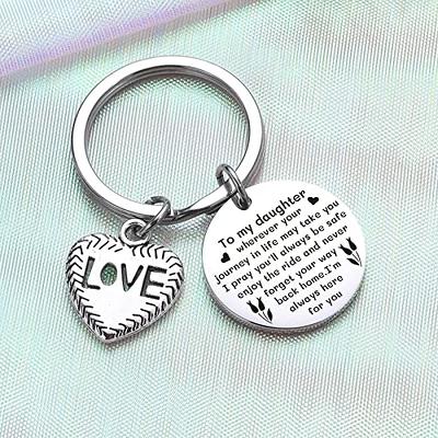 Heiheiup You 26 Keychain I Christmas Forget To Daughter-in-law My Ornaments  Letters Love Never Keychains Key Ring Bracelet Bulk