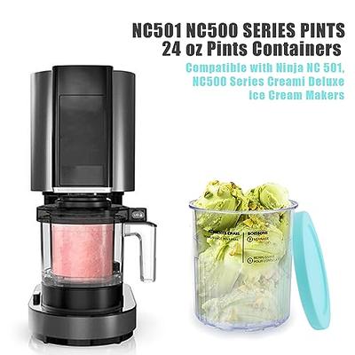 4PCS Ice Cream Pints and Lids for Ninja Creami NC500 NC501 Ice