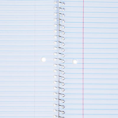 Pen + Gear 1-Subject Notebook, Wide Ruled, 80 Sheets, 10.5 x 8 