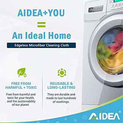 AIDEA Microfiber Cleaning Cloths, 8PK-Multi-Purpose Cleaning Cloth,  Microfiber Polishing Cleaning Cloth, Car Window Wipes, Streak Free Windows  