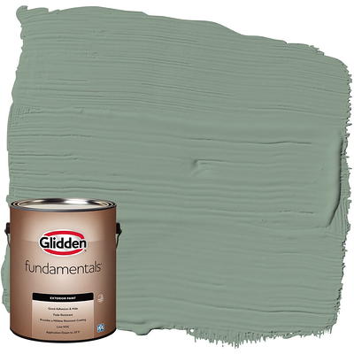 Glidden Fundamentals Exterior Paint Pine Forest / Green, Flat, 1 Gallon 