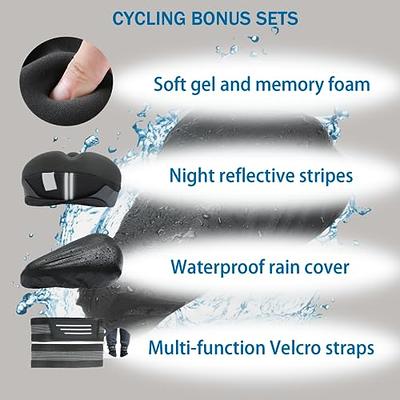 Gel Wheelchair Cushion with Velcro Straps at