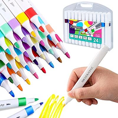 Fabric Markers Permanent Art Markers 24 Set