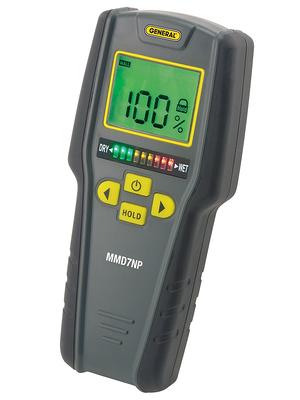 General Tools Moisture Meter MMD950 - Humidity Sensor - Pin Type / Pinless  Device - Spherical Sensor