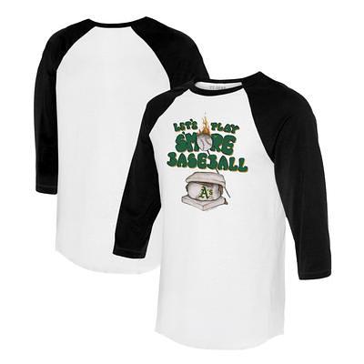 Detroit Tigers Tiny Turnip Women's Slugger 3/4-Sleeve Raglan T-Shirt