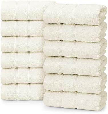 Utopia Towels 12 Pack Premium Wash Cloths Set (12 x 12 Inches) 100% Cotton  Ring