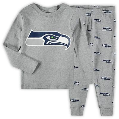 CONCEPTS SPORT Men's Concepts Sport College Navy/Neon Green Seattle Seahawks  Big & Tall Flannel Sleep Set