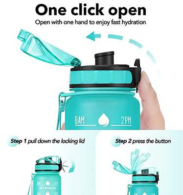 32 oz Water Bottle with Sleeve - BPA Free Leakproof 1L Water