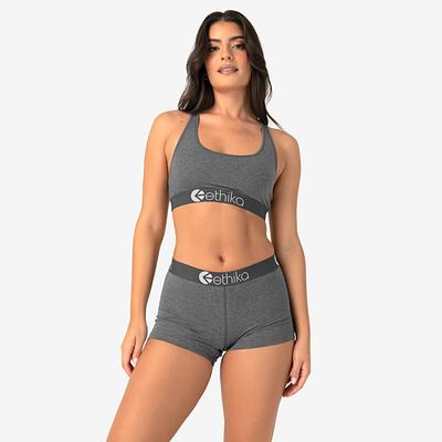 Ethika Womens Ethika Heathered Shorts - Womens Charcoal Heather