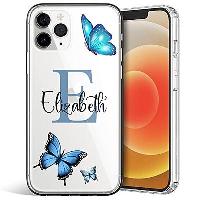 Personalised Marble Monogram Phone Case For iPhone 15 Pro Max 14 13 Mini 12  11