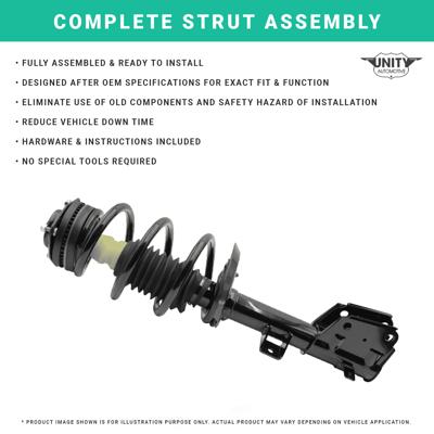 Unity Automotive Front Complete Strut Assembly 1997-2002 Ford