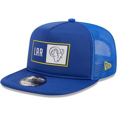 Men's Los Angeles Rams New Era Royal 2022 Sideline 9FIFTY Ink Dye