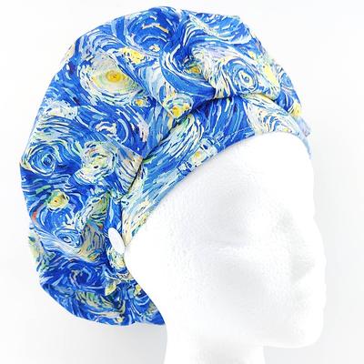 Scrub Cap/ Scrub Hat I Love USA Unisex Pixie Women/men 