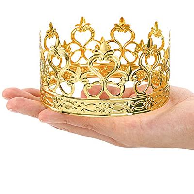 Fasmov 4 Pcs Mini Prinrcess Gold Crown Cake Topper for Wedding Birthday  Party Cake Decoration (Gold) - Yahoo Shopping