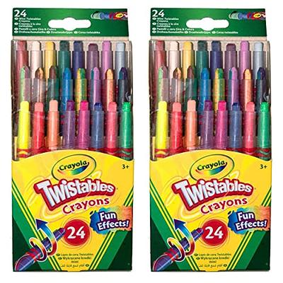 Crayola Fun Effects Mini Twistables Crayons, 24-Count, 1 pack