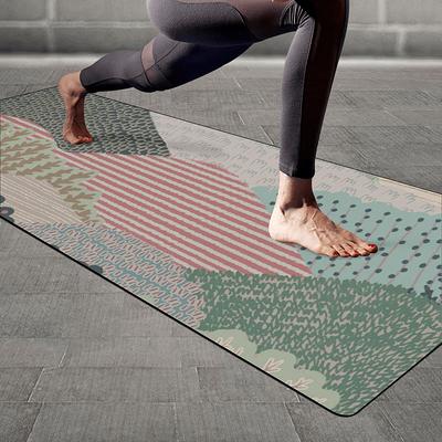 Pastel Green Boho Yoga Mat, Accessories, Custom Personalized Exercise Mats,  Pilates Fitness Gym Home Workout Mat - Yahoo Shopping