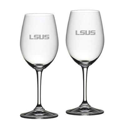 Louisville Cardinals 2-Piece 16oz. White Wine Glasses Set