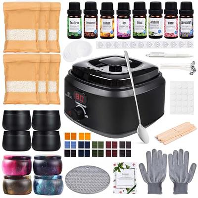 Adult Candle Making Kit, Digital Wax Melt Warmer With Hot Plate