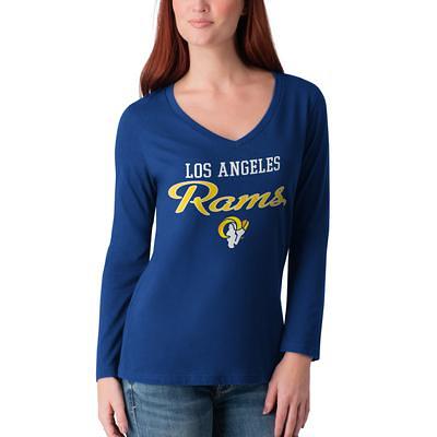 Women's Fanatics Branded White Los Angeles Dodgers Lightweight Fitted Long Sleeve T-Shirt
