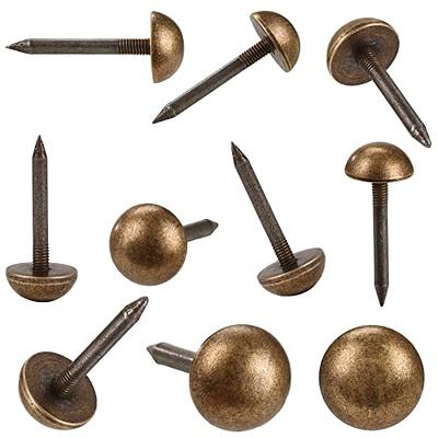 Upholstery Nails Tacks Round Thumb Push Pins Rose Gold Tone 150 Pcs - Yahoo  Shopping