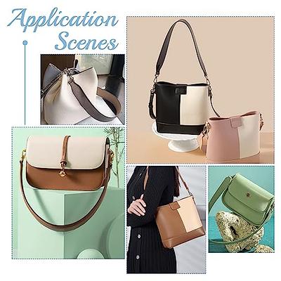 Female Bag Handles Replacement PU Leather Strap Bag Belts 4cm Wide