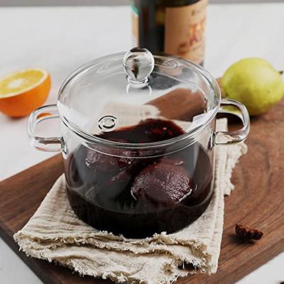 Transparent Glass Cooking Pot