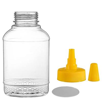 Buy Squeeze Honey Bottles Jar Reusable Plastic Oil Jars With Cap