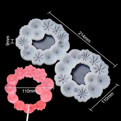 mostsom Silicone Lollipop Molds,Chocolate Candy Mold Lollypop Sucker Molds  Flower Honeycomb Chocolate Hard Candy Molds No Sticks 2PCS (A_ Flower Round  Ring) - Yahoo Shopping