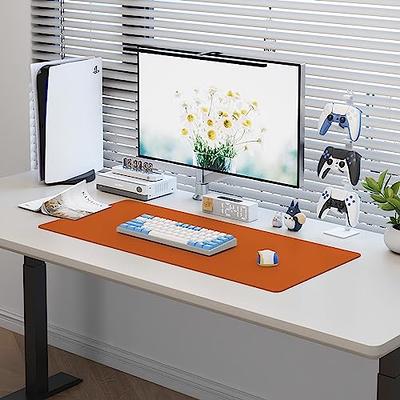 DAWNTREES Leather Desk Pad,Office Desk Mat,Large Laptop PU Leather