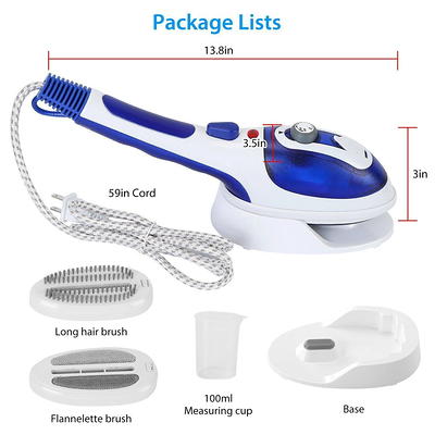 Hamilton Beach Handheld Garment Steamer for Clothes, Bedding, Curtains,  Traveling, 11556 