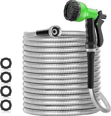 360 GADGET Garden Hose - Flexible Short Water Hose with Metal Fitting, 5 ft Leader  Hose, Heavy Duty Hoses Extension for Rv, Outdoor, Small Garden, Yard, 304  Stainless Steel - Yahoo Shopping