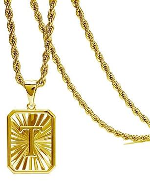 Andsion Real 18K Over Gold Chain Necklace for Women & Girls, 1.5mm