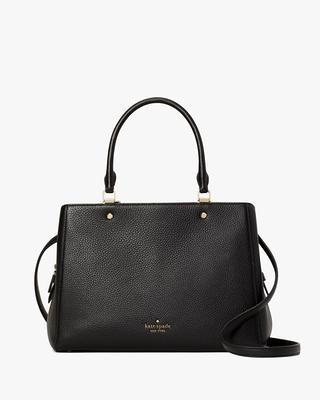 Kate Spade Leila Medium Triple Compartment Satchel, Black - Yahoo Shopping