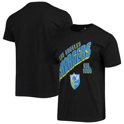 Men's Los Angeles Chargers New Era Cream Sideline Chrome T-Shirt